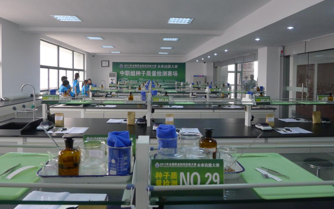 全国种子质量检测赛场